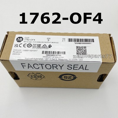 NEW Sealed 1762-OF4 AB MicroLogix 4CH Analog OUTPUT Module 1762OF4 US Free Tax