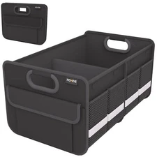 Trunk Organizer Car Storage Reinforced Handles Collapsible Multi-Compartment ...
