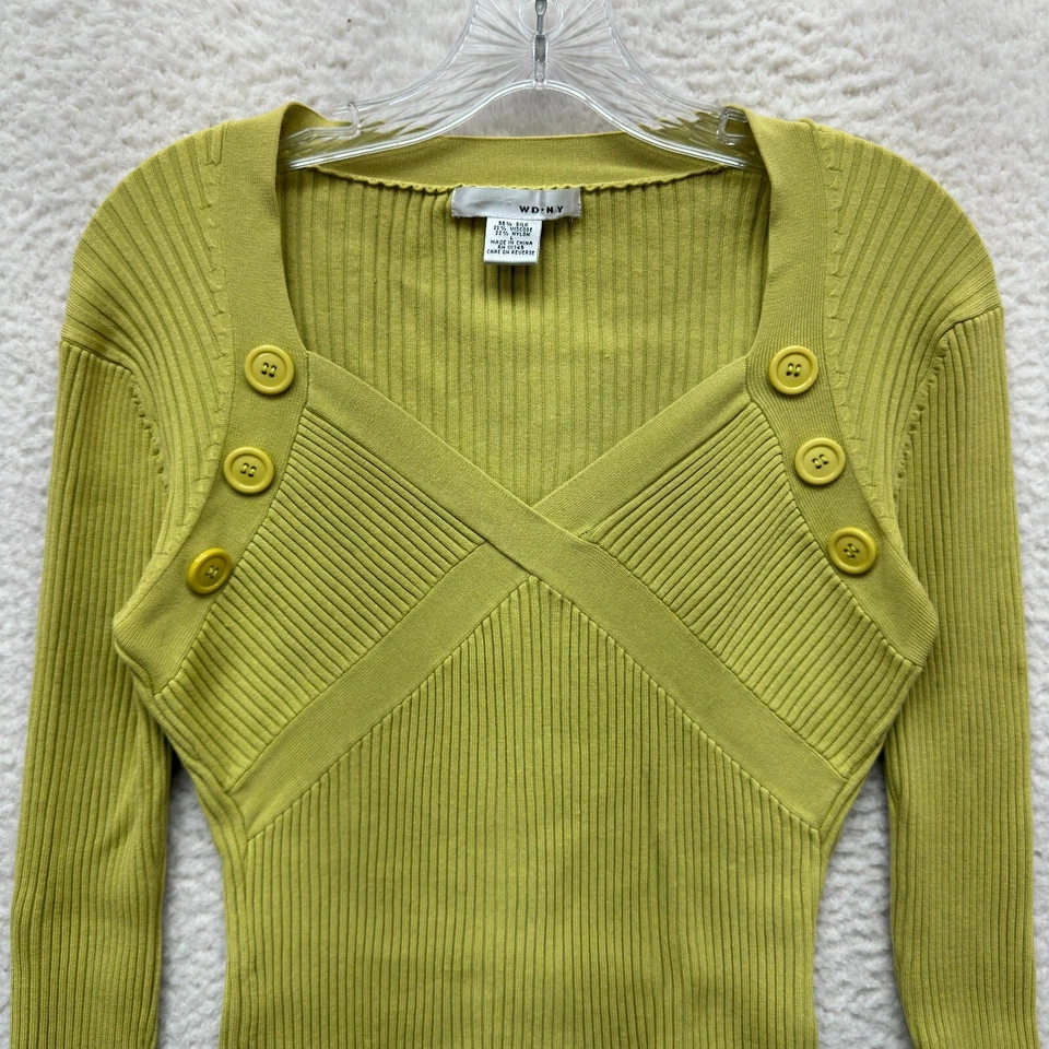 Y2K 复古上衣大号 Chartreuse 波西米亚仙女垃圾奇思戈斯 Corpcore 办公室 — 第 3/4 张图片