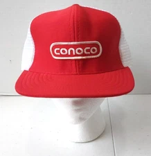 Vintage Sports Cap Conoco Snap Back Trucker Hat New Without Tags