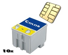 10 cartucce stampante black per Epson Stylus CX3200 (no originali Epson)