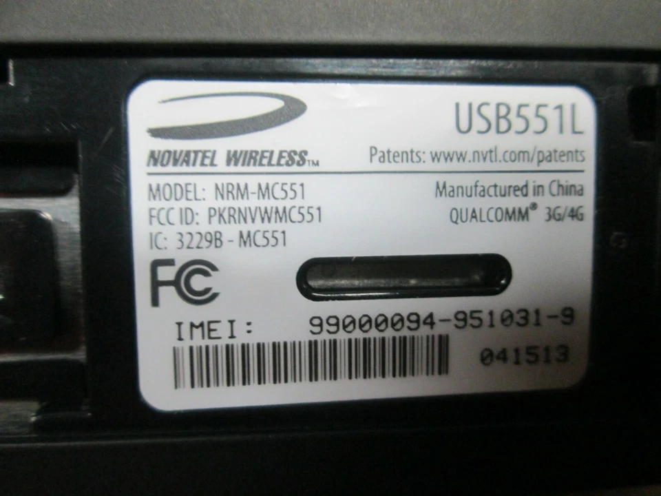 Novatel Wireless NRM-MC551 Verizon 4G LTE Mobile Broadband USB Stick Modem - Image 4 of 4