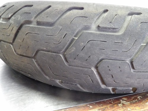 17-23 Honda Rebel CMX 500 300 rear wheel rim w tire & rotor 42650-K2Y-J50 - Picture 7 of 12