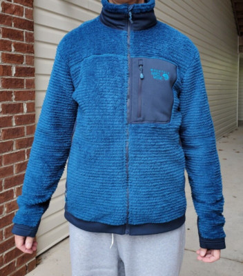 Mountain Hardwear Monkey Man Grid 2 II Fleece Full Zip Jacket Mens L