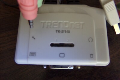 TRENDnet 2-port DVI USB KVM Switch Kit with Audio TK-214I