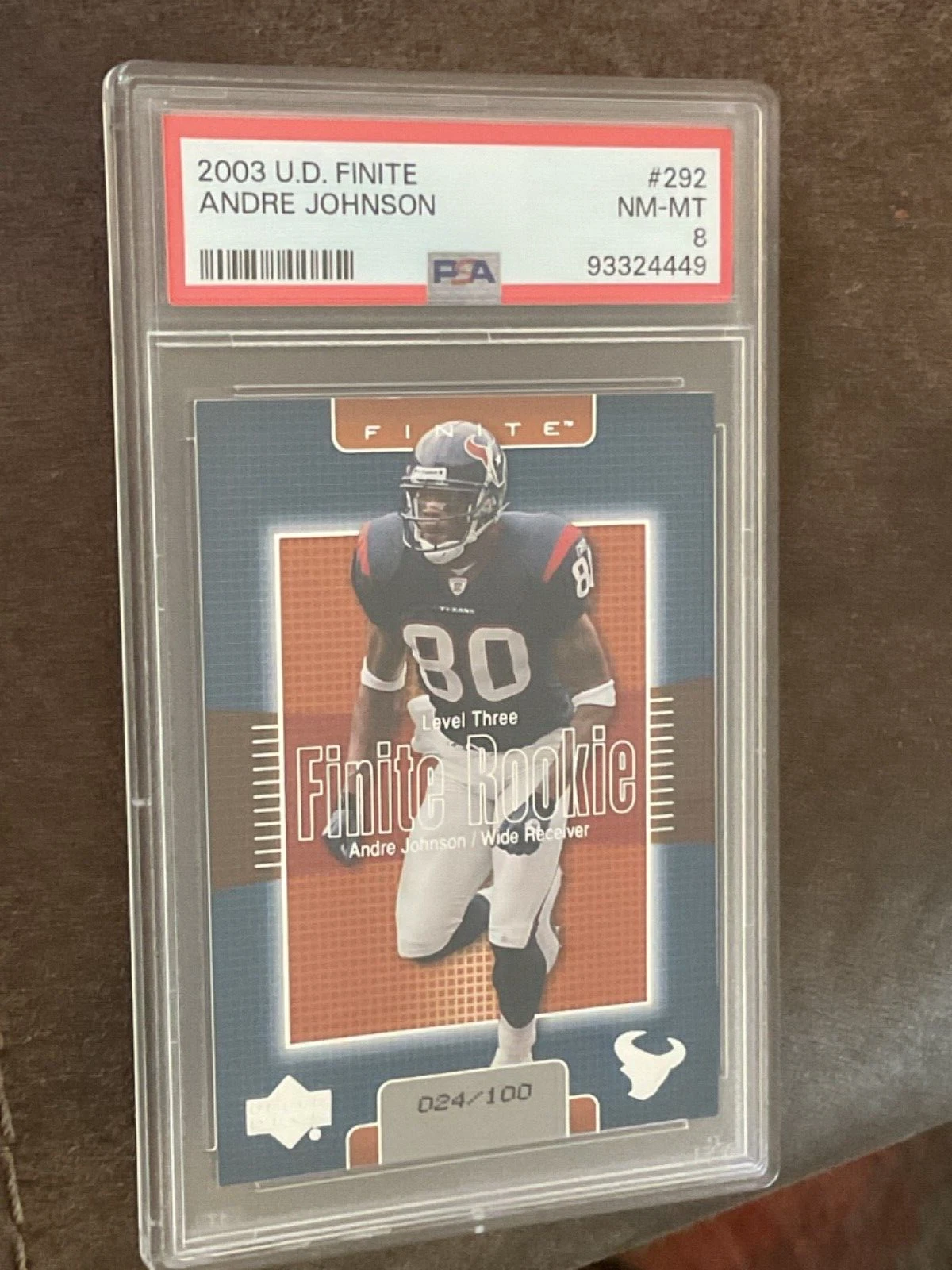 Andre Johnson Upper Deck Finite #292 Base