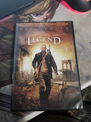 I Am Legend (Full Screen Edition) (2008) - DVD -  Very Good - Charlie Tahan,Alic