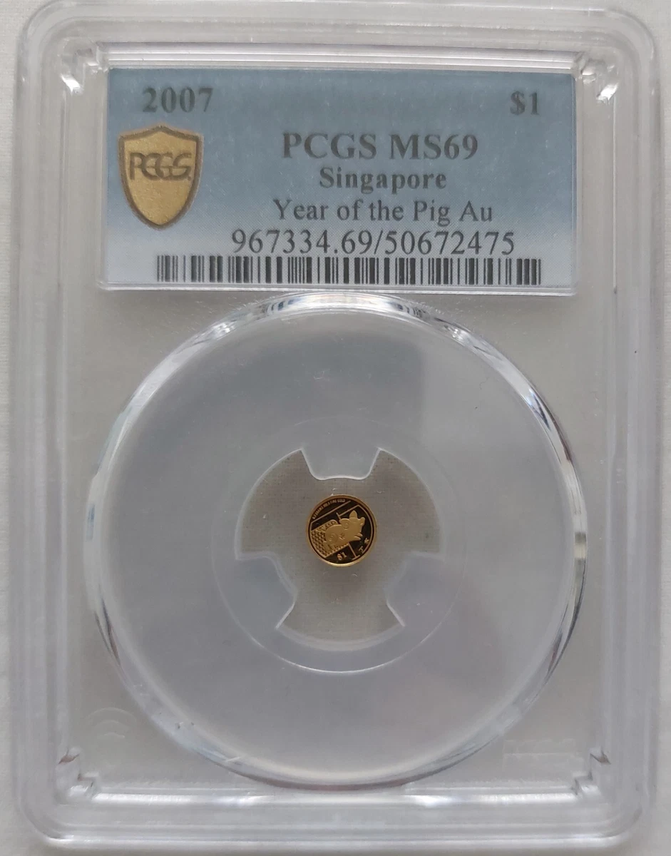 未流通黄金新加坡硬币| eBay