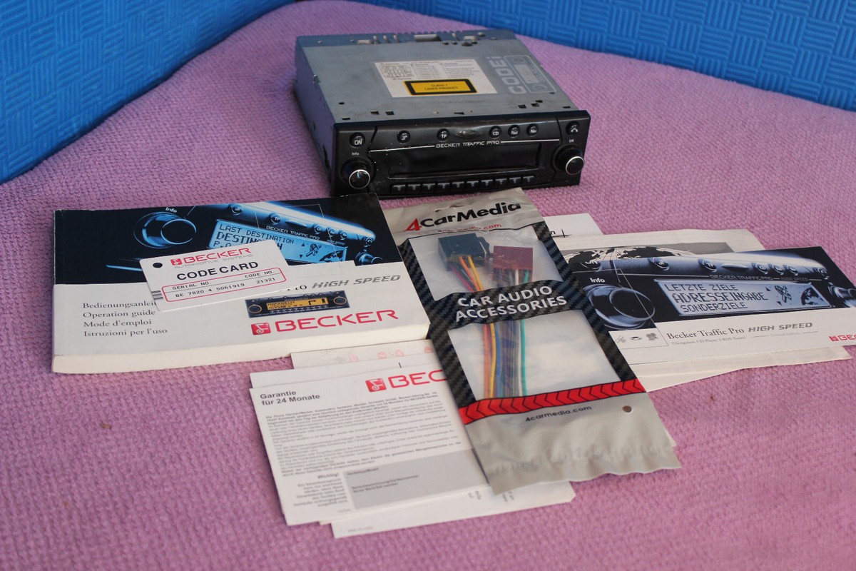 Becker Traffic Pro High Speed BE7820 Classic Radio/CD/Navi/Aux