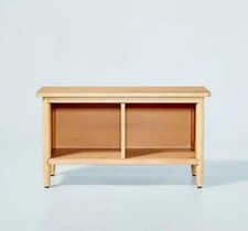 2-Cube Wood Storage Cabinet - Natural- Hearth  Hand w/ Magnolia 33"Wx15.7"Dx18H