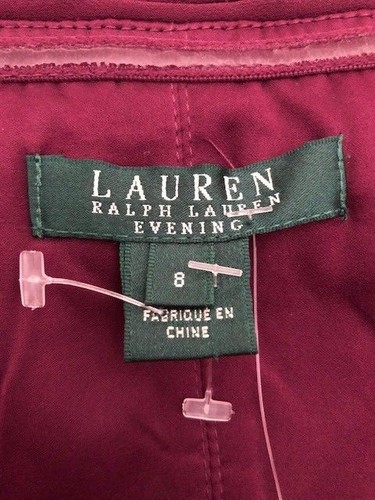 Women's NWOT Lauren Ralph Lauren One Shoulder Formal Occasion Gown Dress Size 8 - Picture 3 of 4