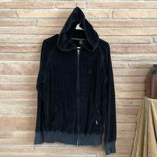 Vintage Y2K Element Velour Skate Hoodie Jacke...
