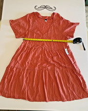 Old Navy V-Neck Tiered Mini Swing Dress