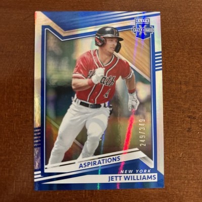 2022 Elite Extra Edition Blue Aspirations 14 Jett Williams /349 Mets