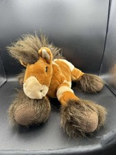 Animal Alley 14" Clydesdale Horse Pony Plush Stuffed Toys R Us Paint/Pinto