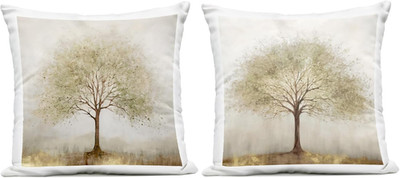 Lone Trees in Nature 2-Piece Outdoor Pillow Set by Irena Orlov, 18x18
