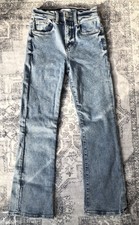 Women s Pistola Lennon High Rise Crop Boot Cut Jeans Size 24 Light Wash