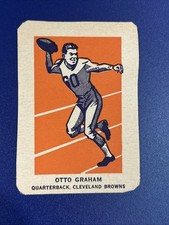 1952 Wheaties #13 Otto Graham Action * Hand Cut * Ex
