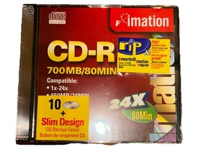 Ten Pack Blank Unopened CDs 700mb