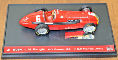 1950 Alfa Romeo 158 GP Francia  #6 J.M. Fangio Brumm 1:43 S054