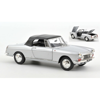 Peugeot 404 Cabriolet 1967 Silver 1:18 Norev Auto Stradali -D- Neues Modell