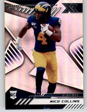2021 Panini XR Draft Picks Nico Collins RC #199