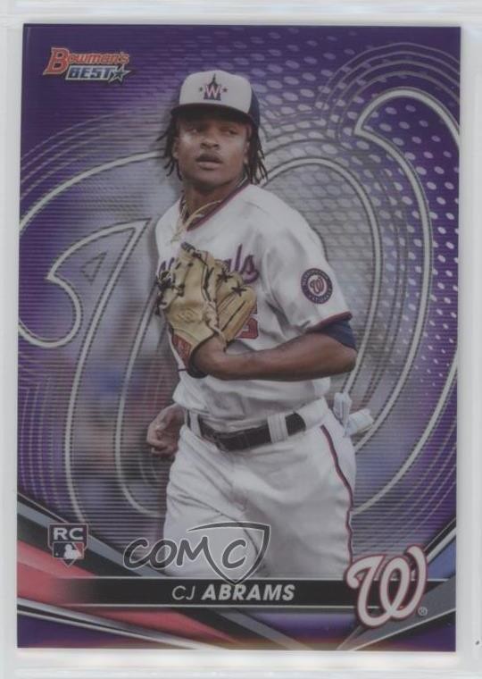 2022 Bowman's Best Purple Refractor 125/250 CJ Abrams #49 02td