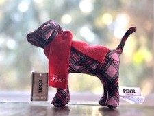 2025 Victoria  s Secret PINK Holiday Mini Dog   Limited Edition Collectible New