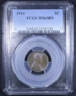 1914 Lincoln Wheat Cent - 1c PCGS MS63 BN - Brown - Nice Coin!
