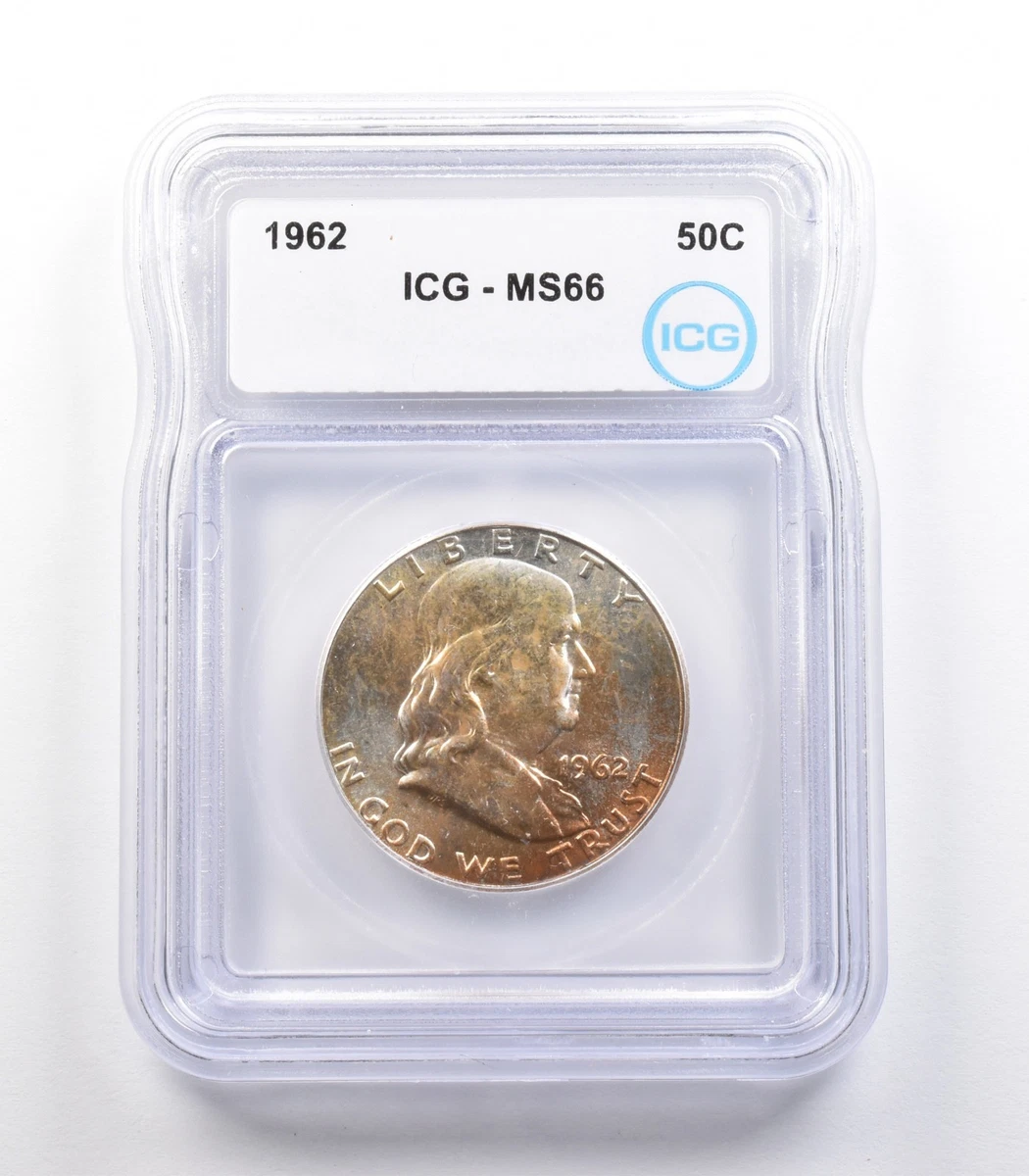 MS 66 Graded 1962 Franklin Half Dollars (1948-1963) for sale | eBay