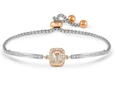 NOMINATION Royaldream Crystal Pave Steel Bracelet 029801/037 RETT