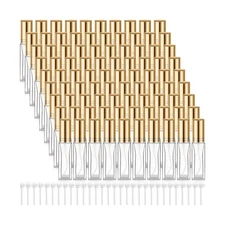 Domensi 30 Pcs Glass Perfume Travel Refillable Bottles 10 ml Mini C... Fast Ship