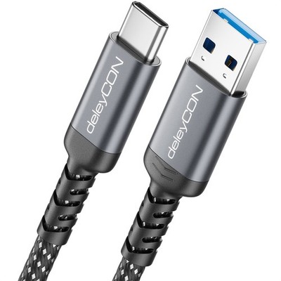 1,5m USB-C Ladekabel 3A Datenkabel Schnellladekabel USB3.2 Gen 1 USB-A auf USB-C