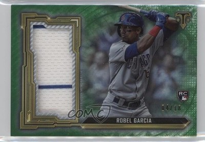 2020 Triple Threads Single Jumbo Relics Emerald 4/18 Robel Garcia Rookie RC 1e8j