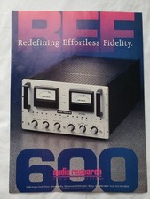Audio Research Reference 600 amplifier promo advertisement "Audio" 1996