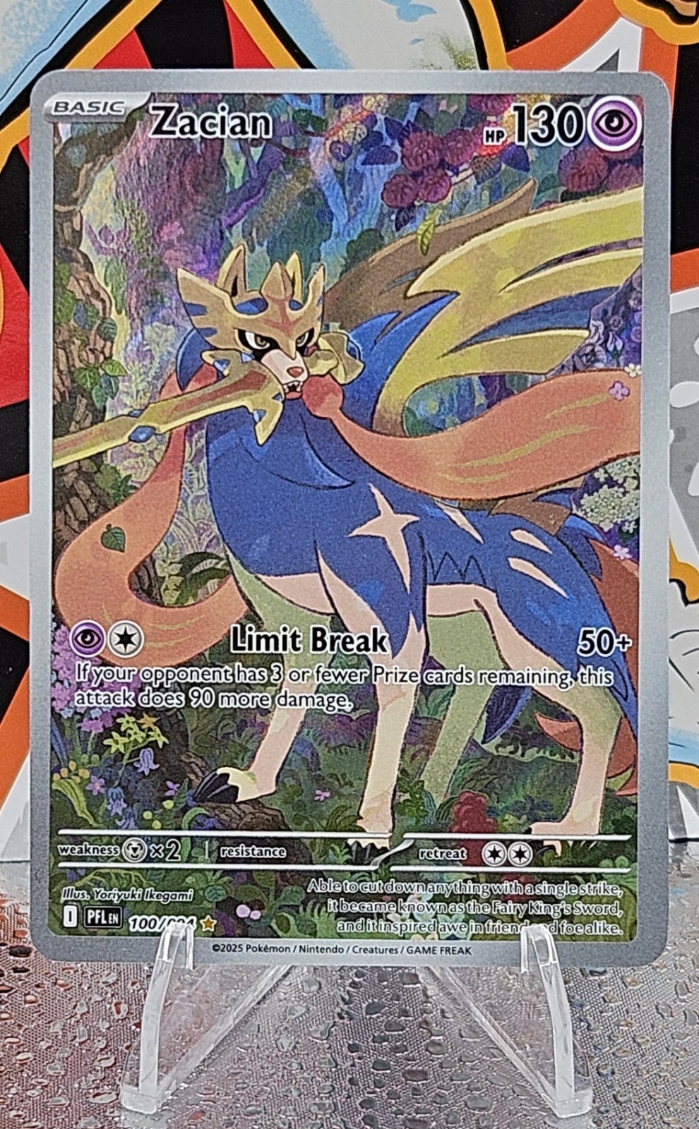Zacian 100/094 ME02: Phantasmal Flames Pokemon-EN NM