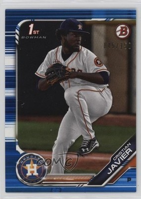2019 Bowman Prospects Blue /150 Cristian Javier #BP-32 14xo