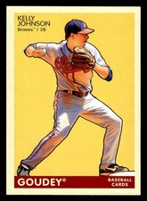 2009 Upper Deck Goudey #14 Kelly Johnson Card Atlanta Braves