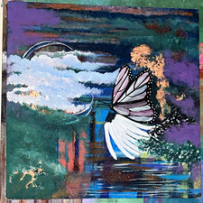 Talking with my creator. Expression art