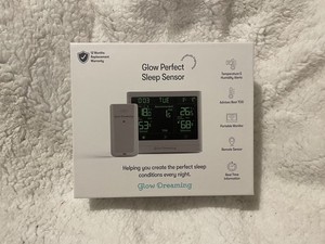New boxed Glow Dreaming Perfect Baby Sleep Monitor - room temperature & humidity