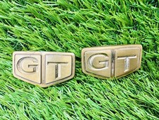 Nissan Skyline Gold Plated Gt Front Fender Emblem Gtr32 R33 R34 240k C210 Oem