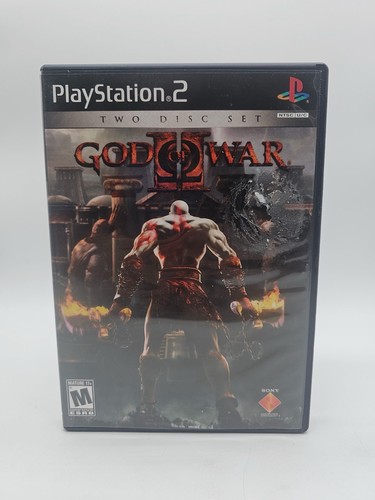 God of War II PS2 PlayStation 2 Black Label - Complete In Box