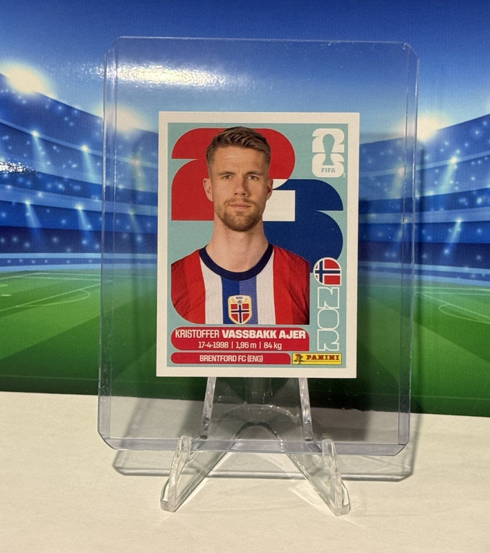 Panini FIFA World Cup 2026 Kristoffer Vassbakk Ajer Norway/Brentford #NOR 5