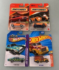 Hot Wheels Super Treasure Hunt/Matchbox Chase Lot Of 4-Protectors Included