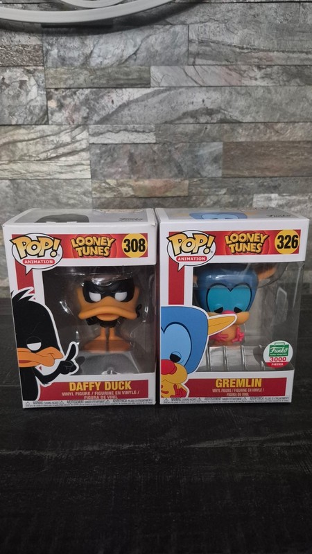 Funko Pop! Vinyl Looney Tunes Set Daffy Duck & Gremlin