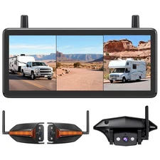AUTO-VOX WF4 Wireless RV Camera System For Driving &Reversing 7.2" 1080P Monitor