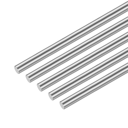 Glarks 21-teiliges Metall-Rundstangen-Set – Messing, Edelstahl & Aluminium, Ø 2–8 Mm, 100 Mm Lang – Ideal Für Drechseln & Modellbau