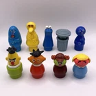 VTG Sesame Street Fisher Price Little People LOT Sherlock Bert Ernie Bird Harry