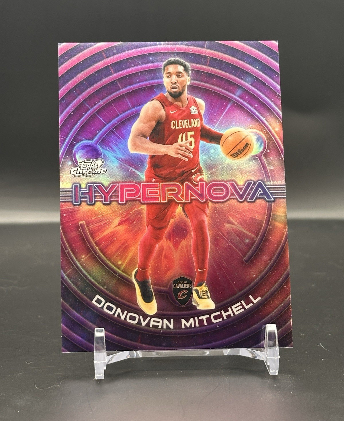Topps 2025-26 Cosmic Chrome Hypernova Donovan Mitchell Cavaliers #HN-15