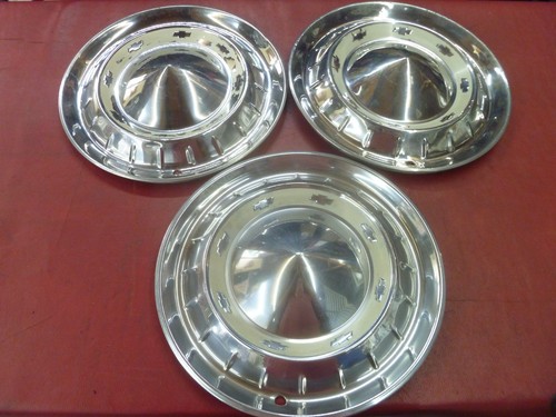 Vintage Chevrolet 1955 Bel-Air 15’ Hubcaps WHEEL COVERS